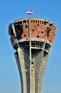 Vukovar watertower after the war